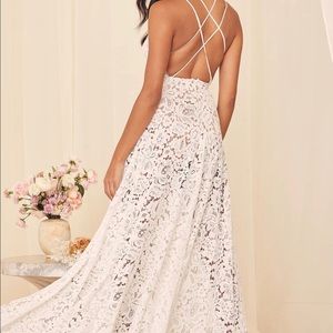 Lulu’s love of lace maxi dress